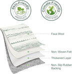 Nakagishi Green Rug Living Room 6x9: Washable Boho Large Neutral Farmhouse Soft - Image 9