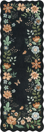 Lahome Floral Kitchen Runner, 2X6 Washable Runner Rug Non Slip Ultra-Thin - Image 9