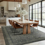 Vintage Area Rugs 5x7, Washable Rugs - Image 4