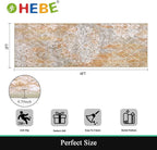 HEBE Hallway Runner Rug 2'x6' Washable Vintage Distressed Area Rugs Non Slip - Image 2
