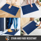 HIYARD Sturdy Front Door Mat, Absorbent Muddy Dirt Resist Welcome Door Mats - Image 5