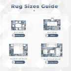 pmtsns Area Rugs 8x10 for Living Room: Washable Rug Modern Abstract Neutral - Image 8