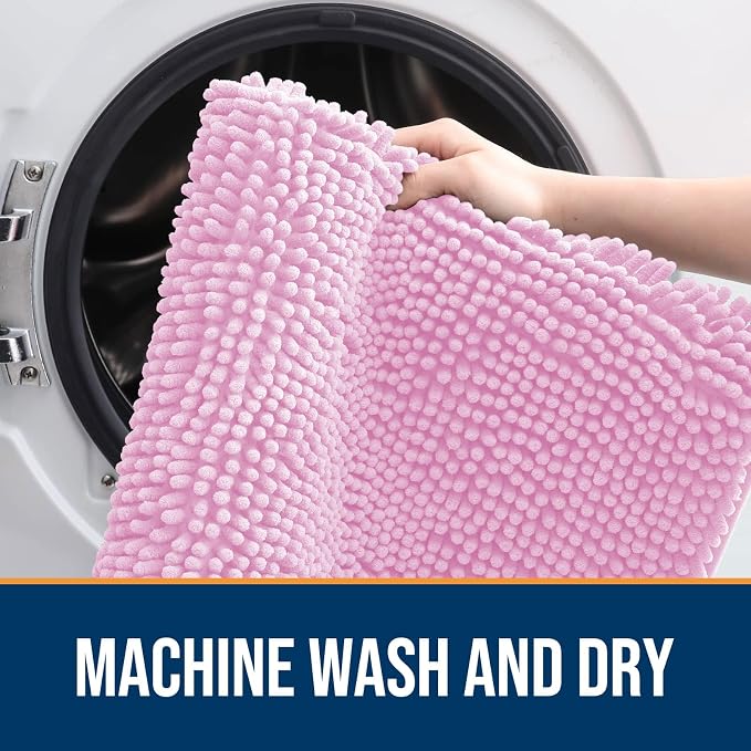 OLANLY Dog Door Mat for Muddy Paws 44x24, Absorbs Moisture and Dirt, Absorbent - Image 5