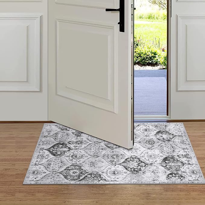 Lahome Moroccan Trellis Washable Rug, 2x3 Kitchen Rugs - Image 5