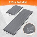 TranquilRelax 4/5 Inch Thick 2-Piece Anti-Fatigue Kitchen Mats, Cushioned - Image 2