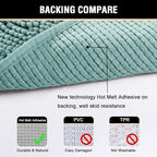 H.VERSAILTEX Microfiber Bath Rugs Chenille Floor Mat Ultra Soft Washable - Image 6
