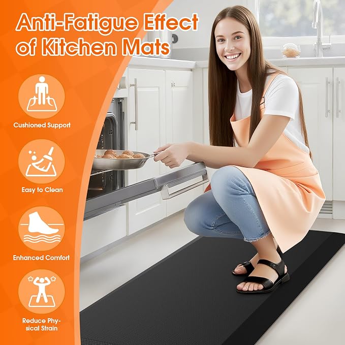 4/5 Inch Thicker Kitchen Mat, Cushioned Thick Floor Comfort Mat, - Image 6