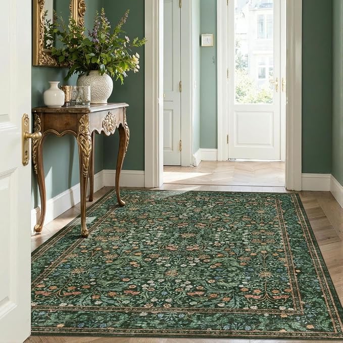 Rugxara 4x6 Area Rugs for Living Room Bedroom, Large Washable Rug, Non Slip & - Image 2