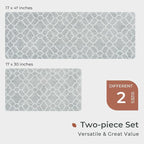 FRESHMINT Kitchen Mat Set of 2, Anti-Fatigue Cushioned Kitchen Mats - Image 6
