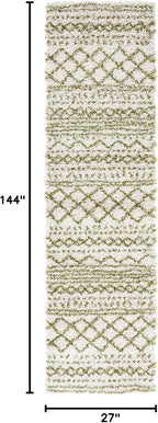 SAFAVIEH Arizona Shag Collection Runner Rug - Image 2