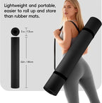 Extra Wide Yoga Mat 72" x 32", 6mm Non Slip TPE Exercise Mat - Image 5