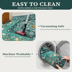 SERISSA Area Rug 3x5 Boho Teal Rugs - Image 2