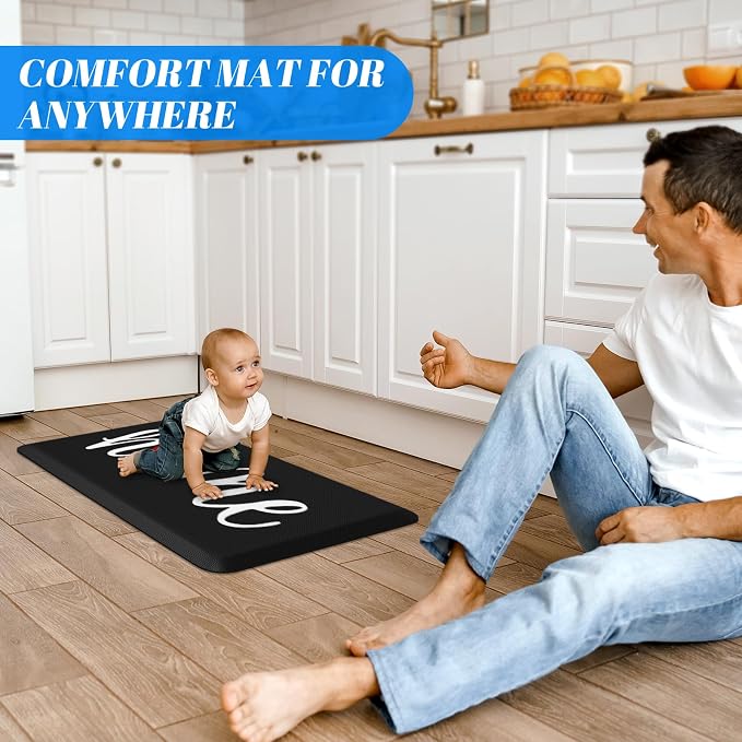 HappyTrends Kitchen Mat Cushioned Anti-Fatigue Rug Non-Slip Kitchen Rugs Stain - Image 6