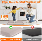 Kitchen Mats for Floor, 1 Inch Extra-Thick Kitchen Rugs, Non-Slip & Waterproof - Image 6