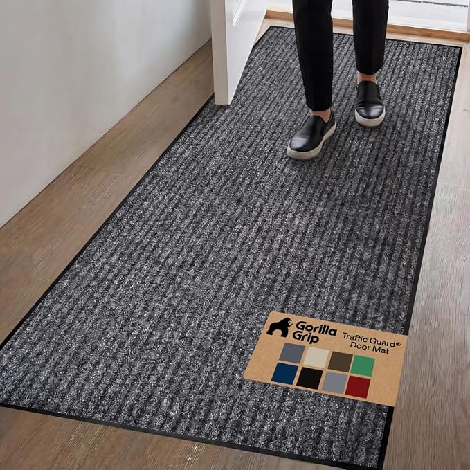 GORILLA GRIP Waterproof Traffic Guard Door Mat, Heavy Duty Entryway Mats by Unknown