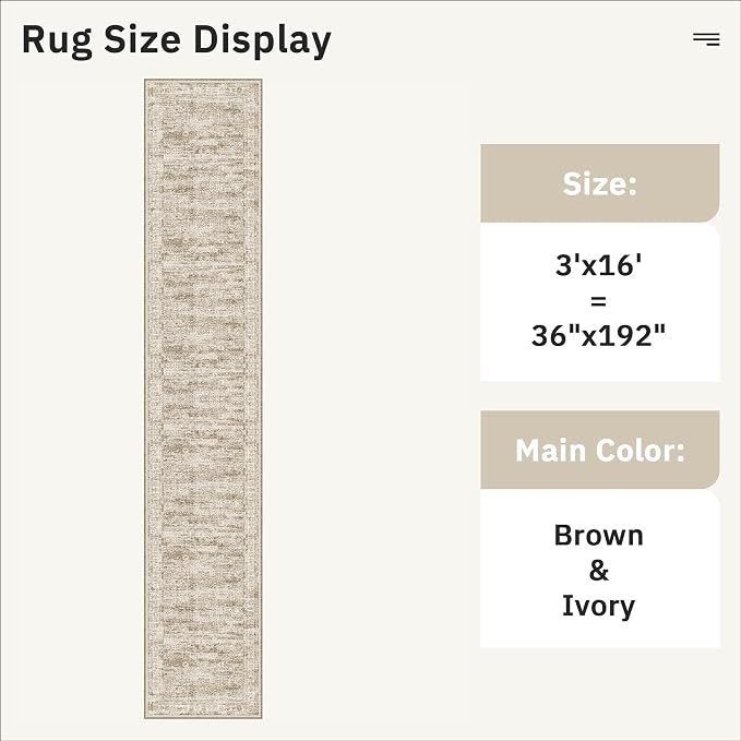 Soalmost Hallway Runner Rug 3x16 - Image 5