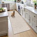 Vaukki 2x6 Runner Rug for Living Room, Soft Fluffy Washable Modern Floral by Vaukki