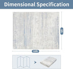 Washable Rugs 8x10 Area Rugs for Living Room- Modern Abstract Rugs for Bedroom - Image 2