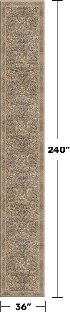 Washable 3x20 Extra Long Runner Rug - Image 2