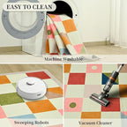 Terrug Multicolored Geometric Round Rug 4ft - Image 6