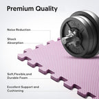36 Pack Home Gym Mat, Puzzle Exercise Mat, EVA Interlocking Foam Floor Tiles - Image 4