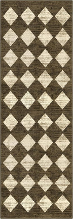 Lahome Zelie Washable Kitchen Runner Rug 2x6, Moroccan Trellis Non Skid Low - Image 8