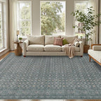 8x10 Washable Area Rug for Living Room, Extra Large Vintage Boho Rugs for - Image 4
