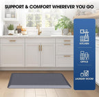 Mattitude Kitchen Mat Cushioned Anti-Fatigue Floor Mat Water Resistant Non-Slip - Image 7