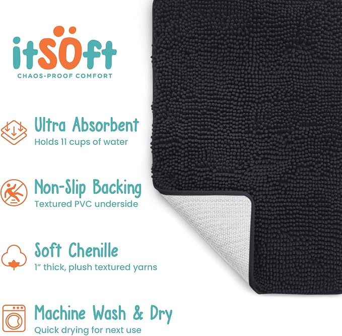 Dog Rugs for Muddy Paws 22x14 | Cleaner Mud Free Floors | Muddy Dogs Mats for - Image 6