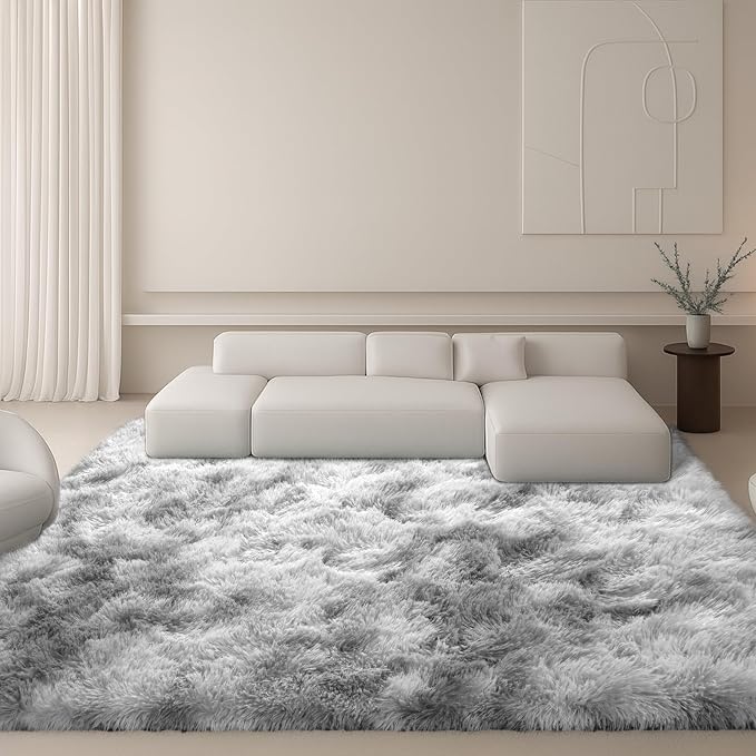Large 9x12 Area Rug for Living Room, Soft Shag Rugs for Bedroom, Non-Slip Ultra - Image 6
