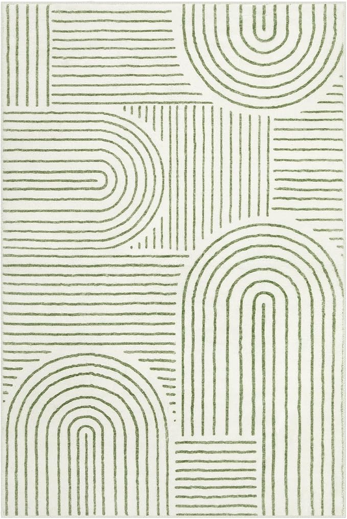 Lahome Abstract 6x9 Area Rugs, Soft Boho Rug - Image 8