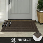 HIYARD Sturdy Front Door Mat, Absorbent Muddy Dirt Resist Welcome Door Mats - Image 6
