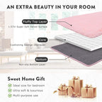 Large Shag Rugs 6 x 9, Soft Fluffy Fuzzy Plush Carpet, Anti-Skid Shaggy Rug - Image 7