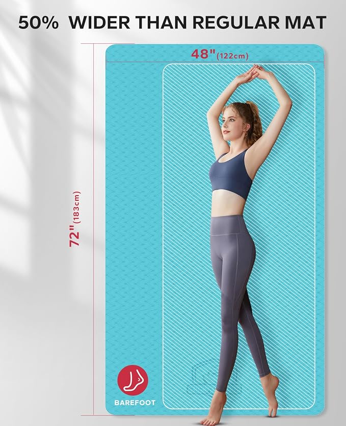 HAPBEAR Extra Large Yoga Mat - Image 2