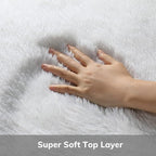 Ophanie Small Rug Washable Non Slip Throw Bedside Area Rugs, Fluffy Soft Mini - Image 2