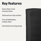 Amazon Basics Extra Thick Exercise Yoga Mat - Image 2
