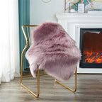 EasyJoy Ultra Soft Fluffy Shaggy Area Rug Faux Fur Rug Chair Cover Seat Pad - Image 2