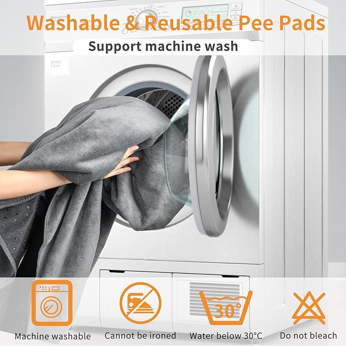 LOOBANI 2 Packs Extra Large Reusable Dog Mat - Image 5