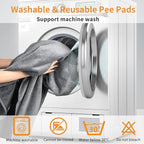 LOOBANI 2 Packs Extra Large Reusable Dog Mat - Image 5