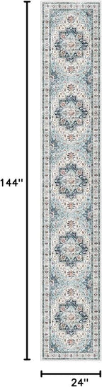 Madane Hallway Runner Rug 2x12, Extra Long Washable Runner Rugs - Image 2