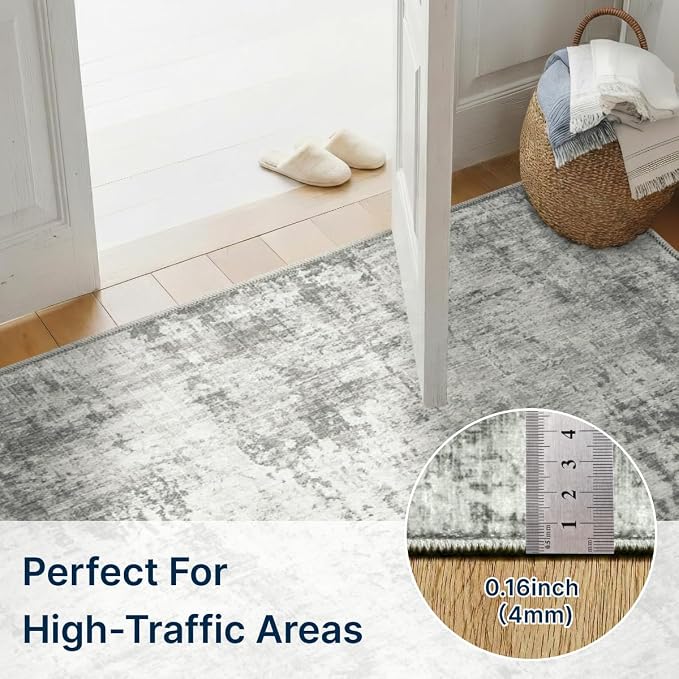 10x12 Area Rugs Washable Living Room Rug-No Slip Soft Carpets Modern Abstract - Image 8