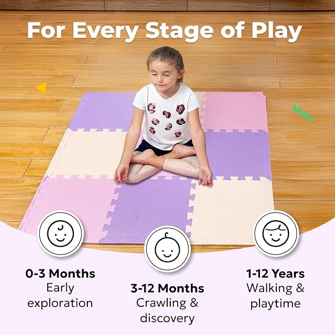MioTetto Baby Play Mat, Soft Foam Floor Tiles - Image 4