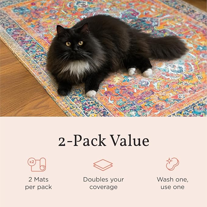 Lovewag Pets Cat Litter Mat 2 Pack - Image 4
