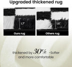 Super Soft Rug for Bedroom, 8x10 Ft Black and White Area Rug Classic Checkered - Image 7