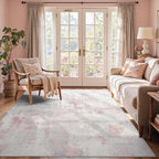4x6 Ft Area Rugs for Living Room, Soft Non-Slip Washable Rugs Modern Abstract by Cuzwlovita