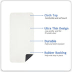 Bath Mat, Ultra Thin Bathroom Runner Rugs, Large Bath Mats - Image 2