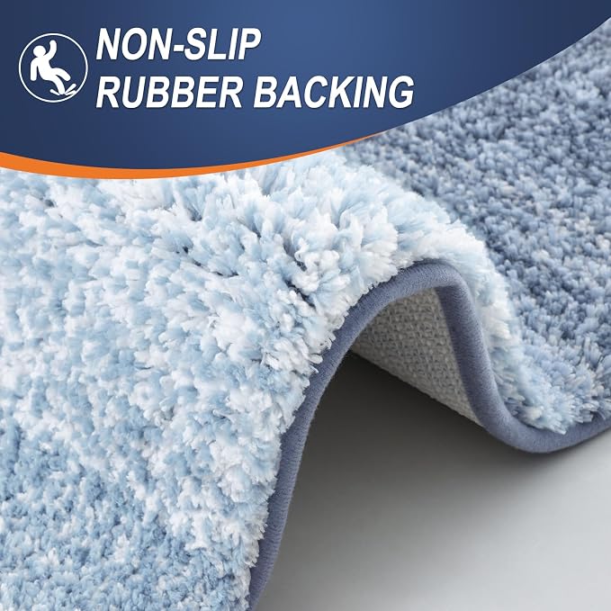OLANLY Large Bathroom Rugs Mat 40x24, Extra Soft Absorbent Microfiber Bath Rugs - Image 4