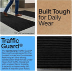 GORILLA GRIP Waterproof Traffic Guard Door Mat, 72x48 Heavy Duty Entryway Floor - Image 3