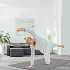 Gogokiwi Large Yoga Mat – 1/4" & 1/2" Thick Exercise Mats - Image 2