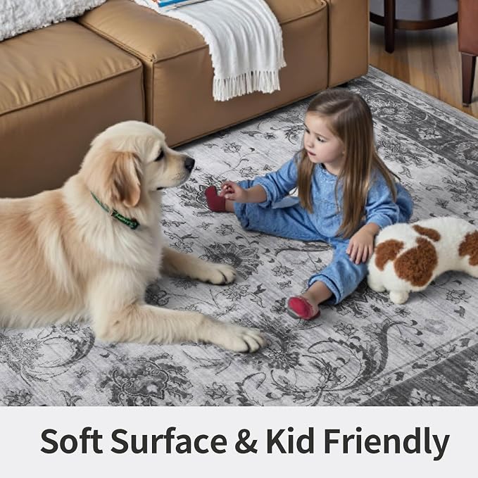 5x7 Ft Machine Washable Area Rugs - Image 4
